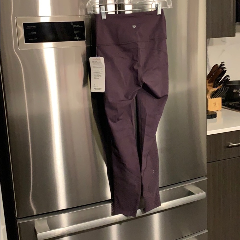 Lululemon ANEW Tights— Black Currant RARE - Picture 6 of 8